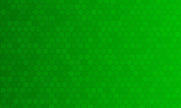 Геометрический Зеленый Абстрактный Фон Шестиугольниками — стоковый вектор