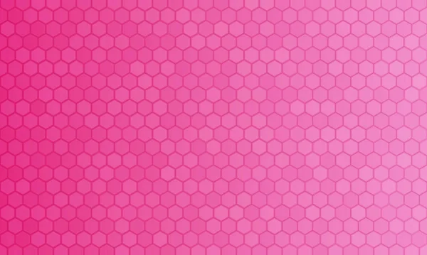Fond Abstrait Rose Géométrique Avec Hexagones — Image vectorielle