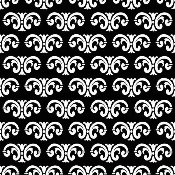 Asian Damask Wallpaper Pattern Design — Stock Vector