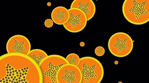 Μεταβατική Κίνηση Φέτες Φρούτων Παπάγια Διαφανές Φόντο — Αρχείο Βίντεο