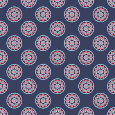 Zarif vektör geometrik dikişsiz desen.