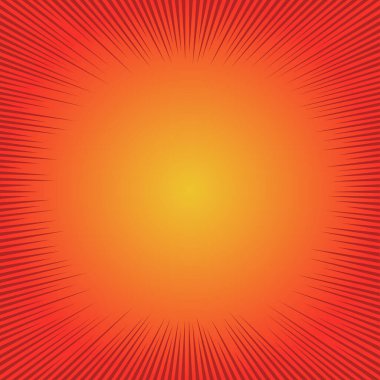 Pop Art 'ın arka planında şimşek patlaması yarım ton nokta.