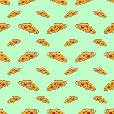 Pizzasız şablon vektör koleksiyonu.