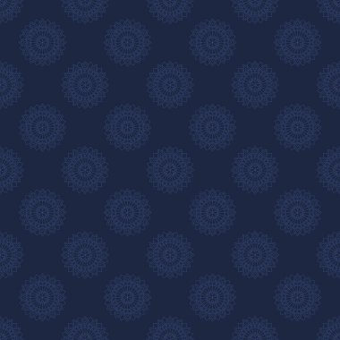 Mandala süsü ile kusursuz desen.