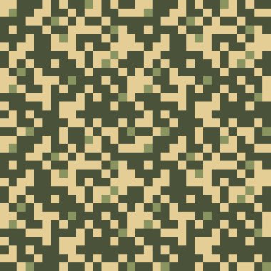 Kusursuz desenli soyut askeri ya da kare şekiller.