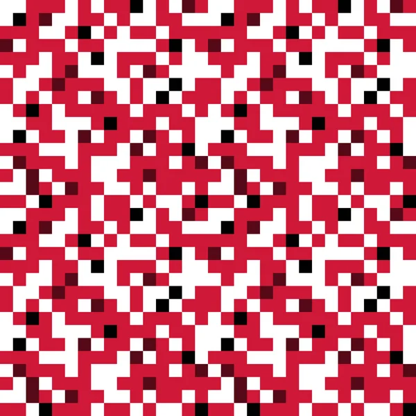 Kusursuz dijital beyaz ve kırmızı moda kamuflaj desen vektörü.