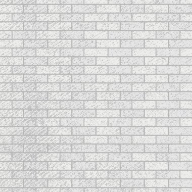 Beyaz ve gri duvar. Tuğlalar pürüzsüz..