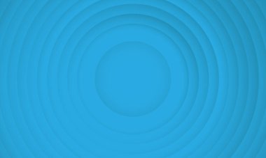 Mavi arkaplanda gölgeli soyut daire katmanları.