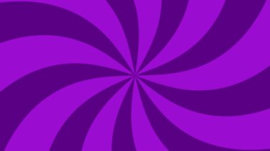 Animasyon mor retro twist animasyon döngüsü çizgi film tarzı arkaplan.