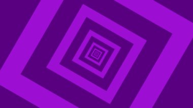 Düz mor animasyon hipnoz kareleri