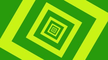 Düz yeşil animasyon hipnoz kareleri