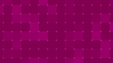 Çerçeveler ve çizgiler ile kare pembe arkaplan döngüsü oluşturuluyor