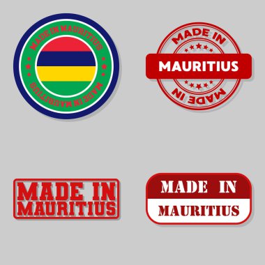 Mauritius 'ta yapılmış dört pul seti.