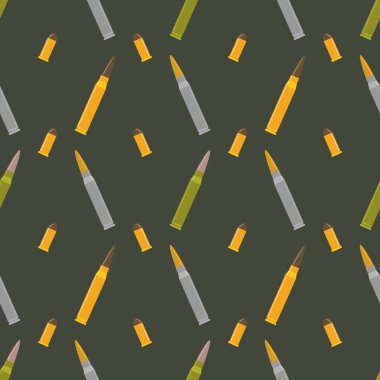 Arka planda farklı kalibreli mermilerin vektörsüz deseni