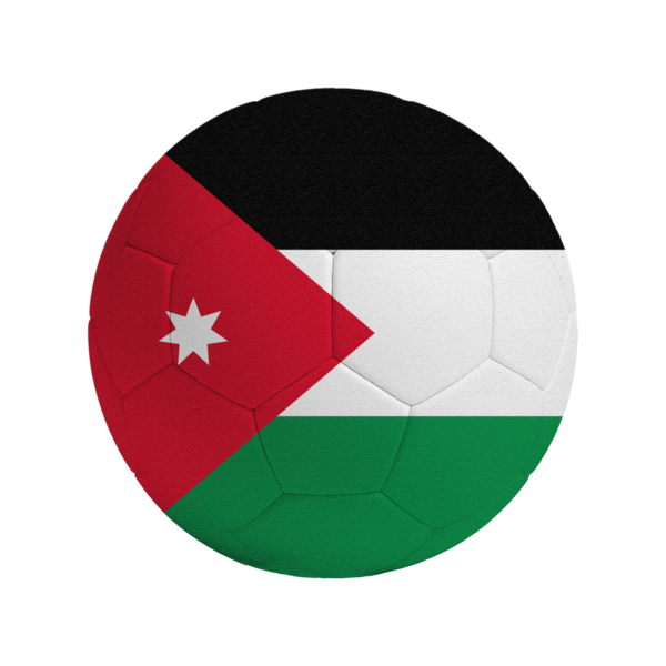 Ülkenin bayrağıyla futbol topu