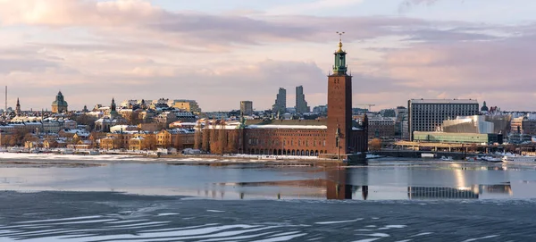 Stoccolma Svezia Marzo 2023 Veduta Panoramica Del Municipio Stoccolma Nella — Foto Stock