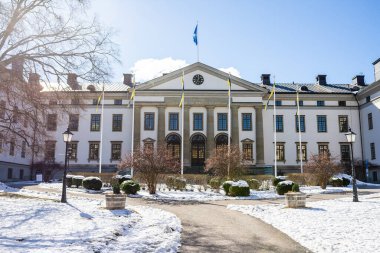 Stockholm, İsveç - 01 Nisan 2023: Stockholm Bölgesel Konseyi (Stockhoolm İlçe Konseyi))