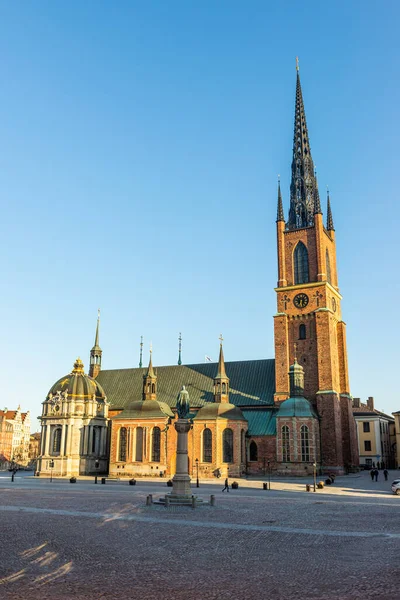 Uppsala Suecia Abril 2023 Iglesia Riddarholmen — Foto de Stock