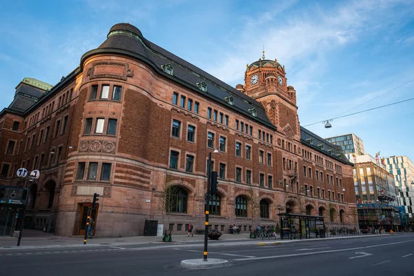 Stockholm Zweden Mei 2023 Gevel Van Het Centraal Postkantoor Posthuset — Stockfoto