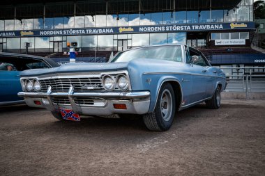 Stockholm, İsveç - 3 Ağustos 2024: Stockholm Car 'da ikinci nesil Chevrolet Caprice Coupe buluşması