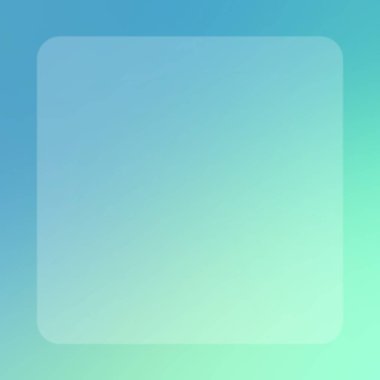 Renkli arka planda beyaz kare şeffaf cam. Saf beyaz kareli buzlu cam. Cam morfizmi. Sosyal medya, tanıtım, reklam, pazarlama, satış, broşür vs. için elverişli