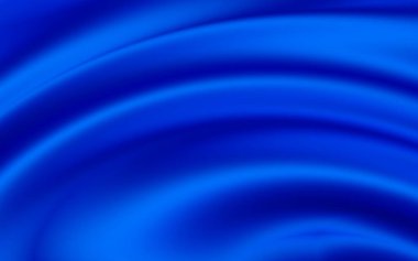 Luxury blue background with silk or wavy fold textures. Smooth silk texture with wrinkles and creases fabric. Elegant wavy draped folds of fabric soft pleats. Illustration background.