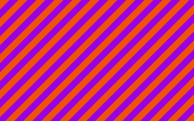 Kusursuz köşegen menekşe ve turuncu çizgili arka plan. Basit ve yumuşak köşegen çizgili arka plan. Retro ve klasik tasarım konsepti. Broşür, broşür, poster, fon vesaire için uygun.