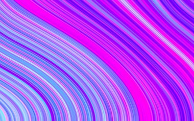 Dinamik renk serisi. Fütürist soyut renkli bir arka plan. Renkli dalgalı çizgileri olan sanatsal soyutlama. Renkli deforme çizgi dokuları. Yaratıcı çok renkli dalga çizgisi deseni.