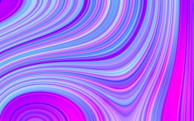 Dinamik renk serisi. Fütürist soyut renkli bir arka plan. Renkli dalgalı çizgileri olan sanatsal soyutlama. Renkli deforme çizgi dokuları. Yaratıcı çok renkli dalga çizgisi deseni.