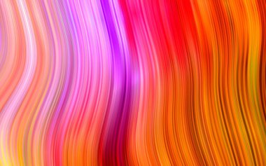 Dinamik renk serisi. Fütürist soyut renkli bir arka plan. Renkli dalgalı çizgileri olan sanatsal soyutlama. Renkli deforme çizgi dokuları. Yaratıcı çok renkli dalga çizgisi deseni.