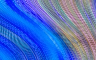 Dinamik renk serisi. Fütürist soyut renkli bir arka plan. Renkli dalgalı çizgileri olan sanatsal soyutlama. Renkli deforme çizgi dokuları. Yaratıcı çok renkli dalga çizgisi deseni.