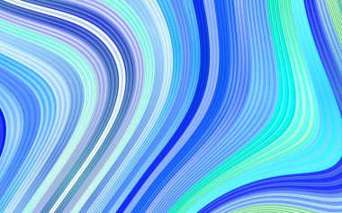 Dinamik renk serisi. Fütürist soyut renkli bir arka plan. Renkli dalgalı çizgileri olan sanatsal soyutlama. Renkli deforme çizgi dokuları. Yaratıcı çok renkli dalga çizgisi deseni.