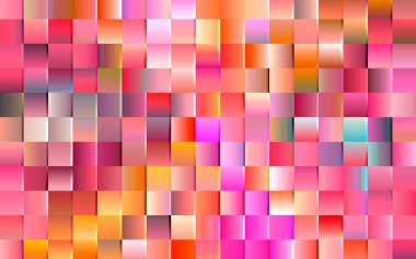 Üç boyutlu küp desenli renkli bir arkaplan. Renkli soyut mozaik kareler. Renkli arka plan tasarımı. Sunum, şablon, kart, kitap kapağı, poster, web sitesi için uygun.