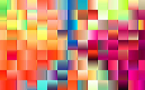 Fondo Colorido Con Patrones Cubo Cuadrados Mosaico Abstracto Colorido Diseño — Foto de Stock