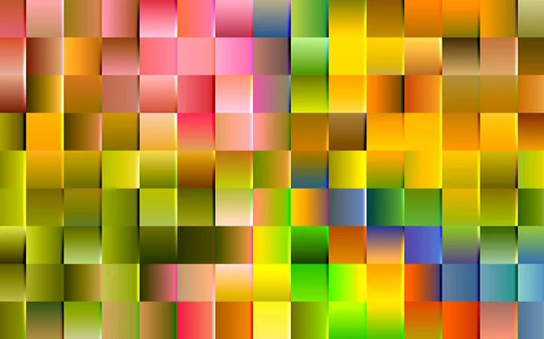 Fondo Colorido Con Patrones Cubo Cuadrados Mosaico Abstracto Colorido Diseño — Foto de Stock