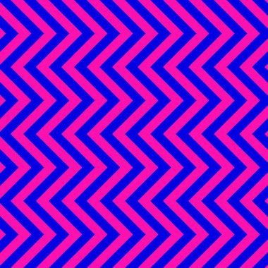 Klasik pembe ve mavi simgesiz desen. Kusursuz zikzak desenli arka plan. Düzenli doku arka planı. Poster, broşür, broşür, arkaplan, kart vs. için uygun.