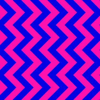 Klasik pembe ve mavi simgesiz desen. Kusursuz zikzak desenli arka plan. Düzenli doku arka planı. Poster, broşür, broşür, arkaplan, kart vs. için uygun.