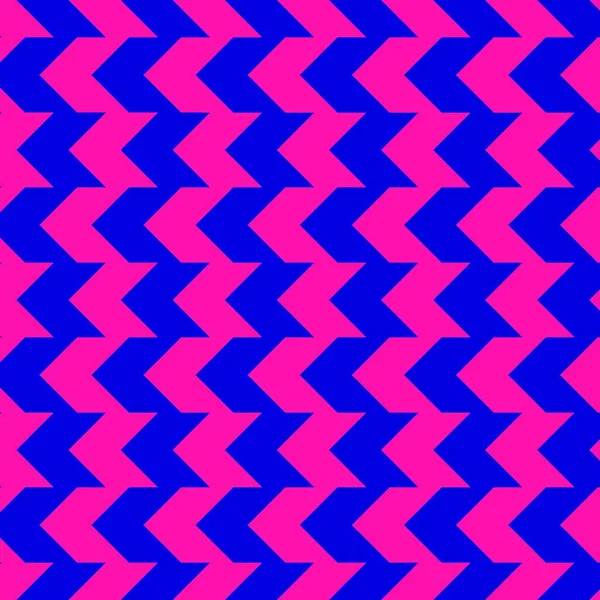 Класичний Рожевий Синій Шеврон Безшовний Візерунок Безшовний Зигзагоподібний Візерунок Формальний — стокове фото