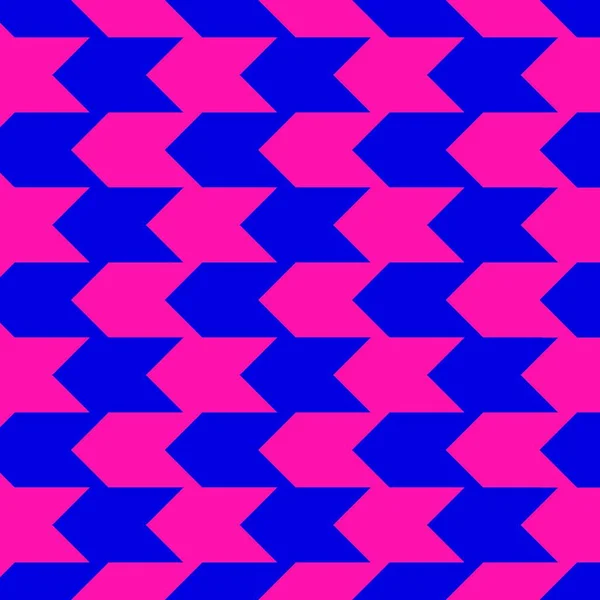 Классический Розовый Синий Шеврон Колючей Проволоки Беззвучный Узор Обычный Текстурный — стоковое фото