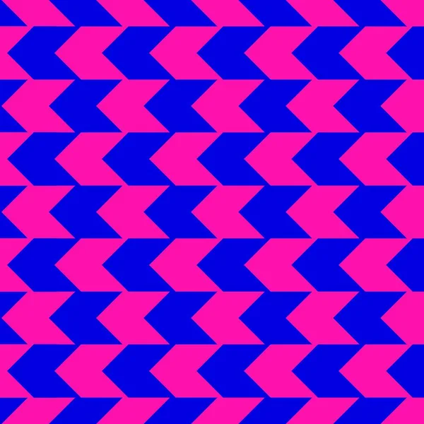 전형적 파란색 쉐보론 섬유없는 패턴입니다 바다없는 지그재그 양식의 규칙적 포스터 — 스톡 사진