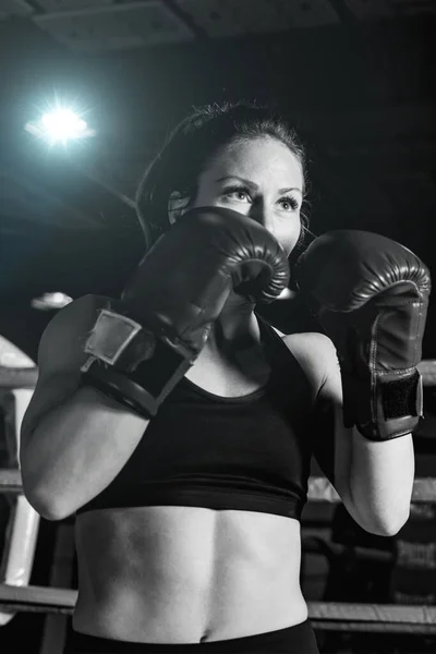 Woman Boxing Training — Stock Photo, Image