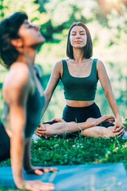 Meditation by the Water. Lotus Position