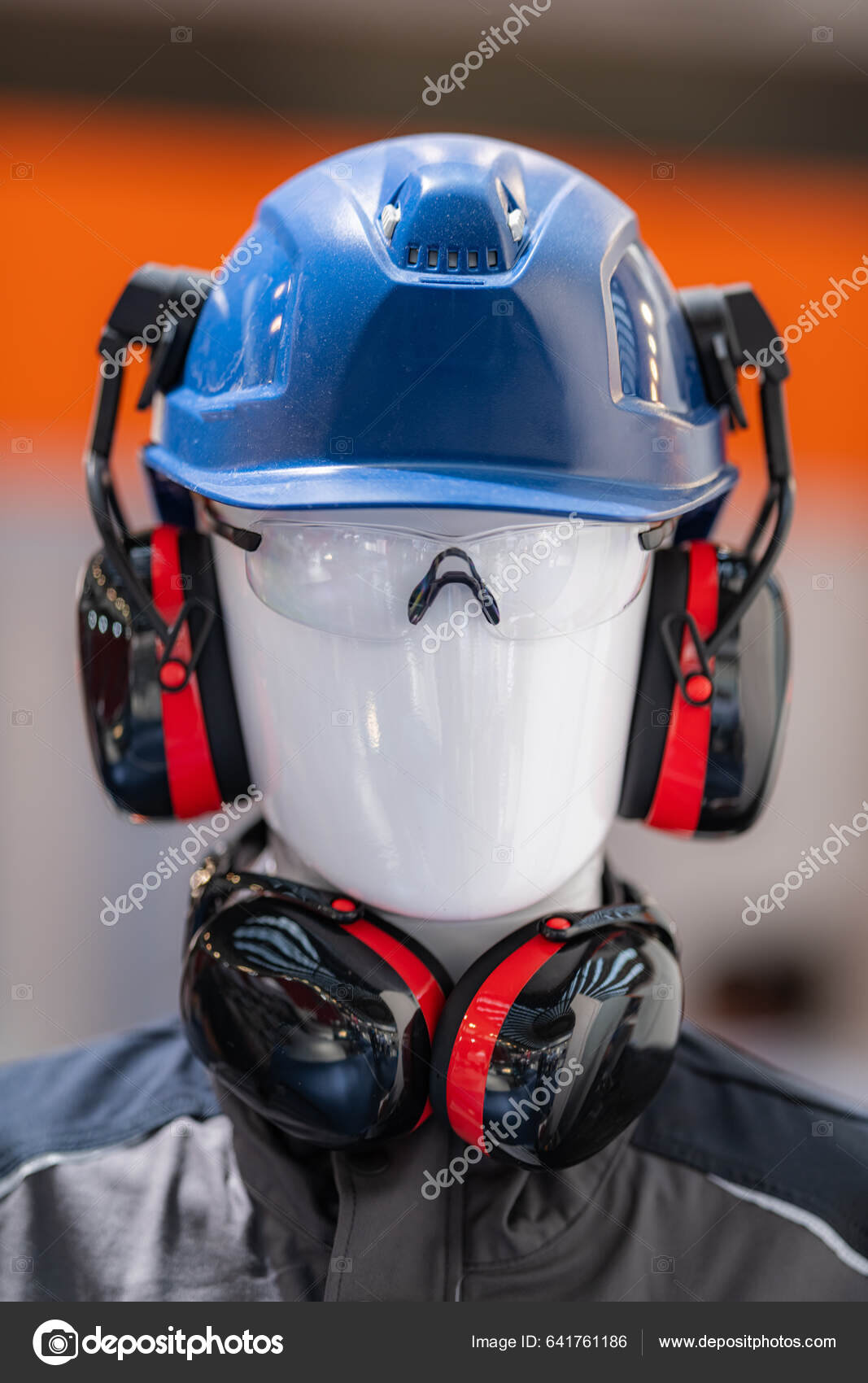 Ppe Industrial Work Safety Personal Protection Equipment Display Safety  Helmet Stock Photo by ©microgen 641761186