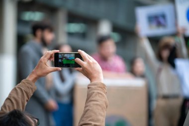 Climate Change Protest on the Street