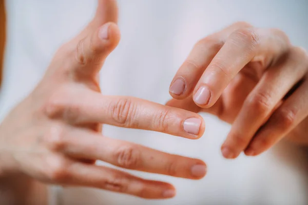 Eft Liberdade Emocional Finger Tapping Technique Balanceamento Pericárdio Meridian Chakra — Fotografia de Stock
