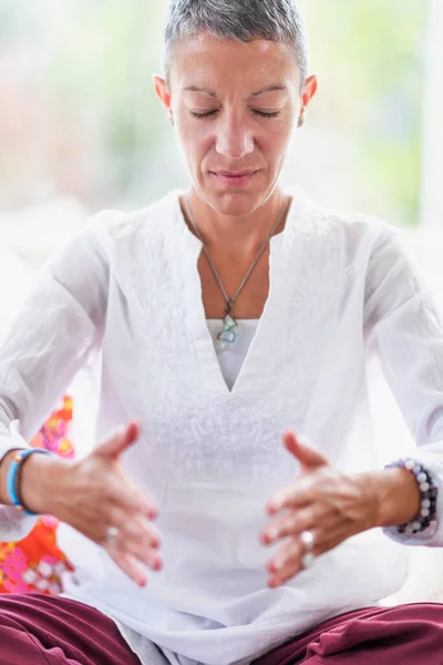 Сосредоточься Медитации Понятие Силы Духа — стоковое фото
