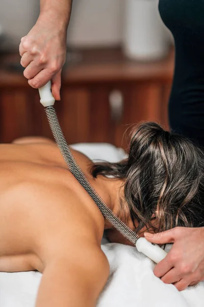 Shoulder Massage Metal Rolling Pin — Stock Photo, Image