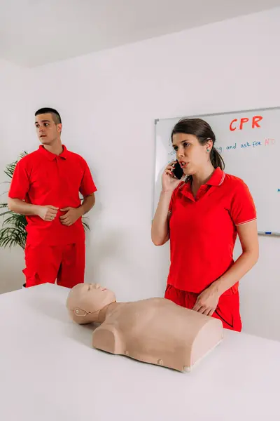 A comprehensive first aid course, focusing on CPR and lifesaving techniques. Learning essential skills in a supportive environment