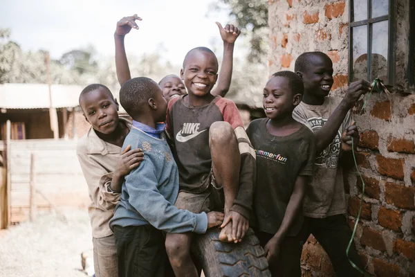 Kitale Kenia 2017 Equipo Misionero Una Fundación Caritativa Vino Ayudar — Foto de Stock