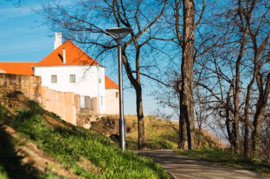 Exterior of medieval ruined castle Ilok Croatia